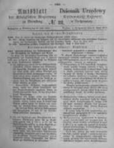 Amtsblatt der K&ouml;niglichen Preussischen Regierung zu Bromberg. 1873.05.30 No.22