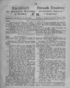 Amtsblatt der K&ouml;niglichen Preussischen Regierung zu Bromberg. 1873.06.27 No.26