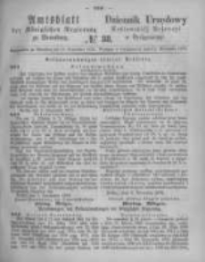 Amtsblatt der K&ouml;niglichen Preussischen Regierung zu Bromberg. 1873.09.19 No.38