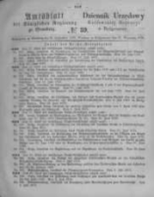 Amtsblatt der Königlichen Preussischen Regierung zu Bromberg. 1873.09.26 No.39