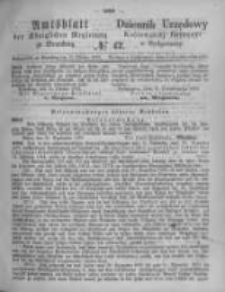 Amtsblatt der K&ouml;niglichen Preussischen Regierung zu Bromberg. 1873.10.17 No.42