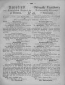 Amtsblatt der K&ouml;niglichen Preussischen Regierung zu Bromberg. 1873.12.05 No.49