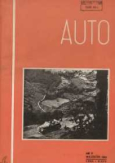 Auto: organ Automobilklubu Polski oraz Klub&oacute;w Afiliowanych: organe officiel de l'AutomobilKlub Polski et des clubs affili&eacute;s 1938 wrzesień R.17 Nr8