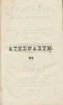 Athenauem: pismo poświęcone historii, literaturze, sztukom, krytyce itd. 1842 Nr6