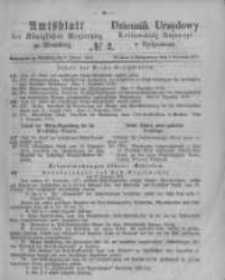 Amtsblatt der K&ouml;niglichen Preussischen Regierung zu Bromberg. 1874.01.09 No.2