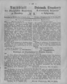 Amtsblatt der K&ouml;niglichen Preussischen Regierung zu Bromberg. 1874.01.16 No.3