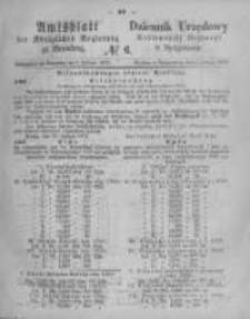 Amtsblatt der K&ouml;niglichen Preussischen Regierung zu Bromberg. 1874.02.06 No.6