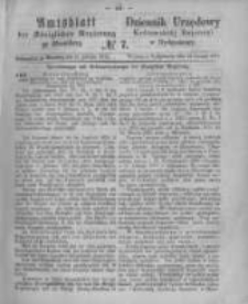 Amtsblatt der K&ouml;niglichen Preussischen Regierung zu Bromberg. 1874.02.13 No.7