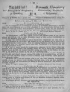 Amtsblatt der Königlichen Preussischen Regierung zu Bromberg. 1874.02.27 No.9