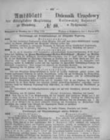 Amtsblatt der K&ouml;niglichen Preussischen Regierung zu Bromberg. 1874.03.06 No.10