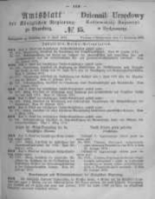 Amtsblatt der K&ouml;niglichen Preussischen Regierung zu Bromberg. 1874.04.10 No.15