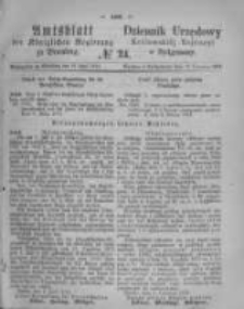Amtsblatt der K&ouml;niglichen Preussischen Regierung zu Bromberg. 1874.06.12 No.24