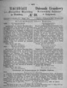 Amtsblatt der K&ouml;niglichen Preussischen Regierung zu Bromberg. 1874.08.07 No.32