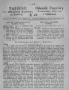 Amtsblatt der K&ouml;niglichen Preussischen Regierung zu Bromberg. 1874