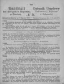 Amtsblatt der K&ouml;niglichen Preussischen Regierung zu Bromberg. 1874.12.18 No.51