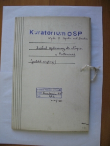 Zesp&oacute;ł: Kuratorium OSP Okręgu Szkolnego Poznańskiego, sygn. 492; tytuł jednostki: Kuratorium OSP. Zakład Wychowawczy dla chłopc&oacute;w w Antoniewie (protok&oacute;ł wizytacji)