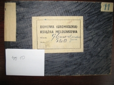 Zesp&oacute;ł (138): Gromadzka Książka meldunkowa Glinno. Antoniewo G&oacute;rne, sygn. 10