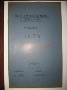 Zesp&oacute;ł: Starostwo Powiatowe Gniezno, sygn. 493. Urząd Wojew&oacute;dzki w Poznaniu. Akta Antoniewo. pow. Wągrowiec. 1933 &ndash; 1937. Opis las&oacute;w antoniewskich