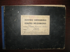 Zesp&oacute;ł: Akta Gminy Skoki, sygn. 240. Domowa (gromadzka) książka meldunkowa Glinno (Antoniewo Zakład).1951-1953. 1950-1963