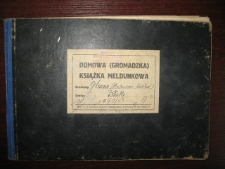 Zespół: Akta Gminy Skoki, sygn. 240. Domowa (gromadzka) książka meldunkowa Glinno (Antoniewo Zakład).1951-1953. 1950-1963