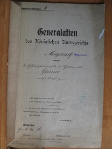 Zesp&oacute;ł: Sąd w Wągrowcu, sygn. 1510. Administracja Katastralna w Wągrowcu. Podatek budowlany i gruntowy. 1911-1917