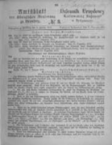 Amtsblatt der K&ouml;niglichen Preussischen Regierung zu Bromberg. 1875.01.15 No.3
