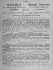 Amtsblatt der K&ouml;niglichen Preussischen Regierung zu Bromberg. 1875.02.05 No.6