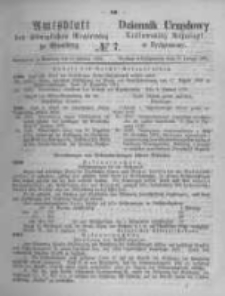 Amtsblatt der K&ouml;niglichen Preussischen Regierung zu Bromberg. 1875.02.12 No.7