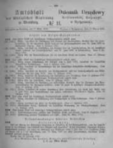 Amtsblatt der K&ouml;niglichen Preussischen Regierung zu Bromberg. 1875.03.12 No.11