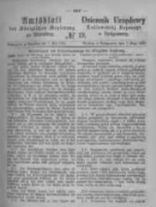 Amtsblatt der K&ouml;niglichen Preussischen Regierung zu Bromberg. 1875.05.07 No.19