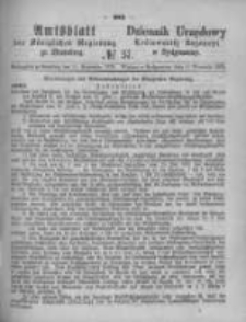 Amtsblatt der K&ouml;niglichen Preussischen Regierung zu Bromberg. 1875.09.10 No.37