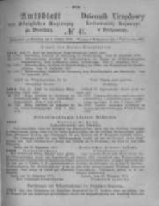 Amtsblatt der K&ouml;niglichen Preussischen Regierung zu Bromberg. 1875.10.08 No.41