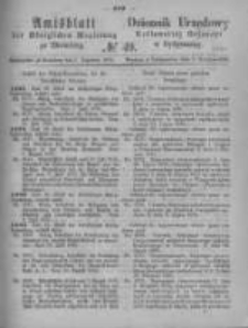 Amtsblatt der K&ouml;niglichen Preussischen Regierung zu Bromberg. 1875.12.03 No.49
