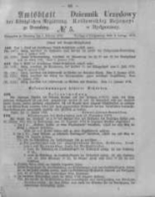 Amtsblatt der Königlichen Preussischen Regierung zu Bromberg. 1876.02.04 No.5