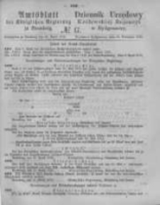 Amtsblatt der K&ouml;niglichen Preussischen Regierung zu Bromberg. 1876.04.28 No.17