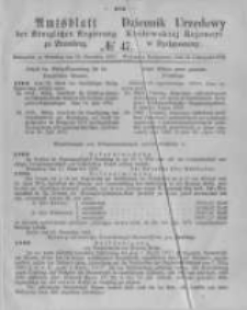Amtsblatt der K&ouml;niglichen Preussischen Regierung zu Bromberg. 1876