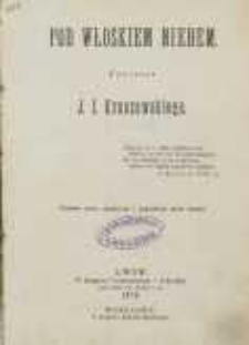 Pod włoskiem niebem: fantazja