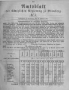 Amtsblatt der K&ouml;niglichen Preussischen Regierung zu Bromberg. 1877.02.16 No.7