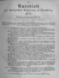 Amtsblatt der K&ouml;niglichen Preussischen Regierung zu Bromberg. 1877.03.02 No.9