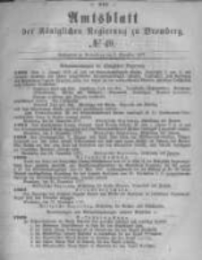 Amtsblatt der K&ouml;niglichen Preussischen Regierung zu Bromberg. 1877.12.07 No.49