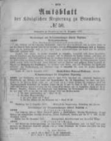 Amtsblatt der K&ouml;niglichen Preussischen Regierung zu Bromberg. 1877.12.14 No.50