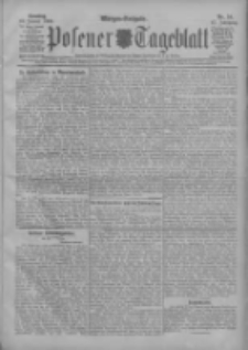 Posener Tageblatt 1908.01.12 Jg.47 Nr19