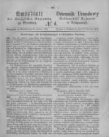 Amtsblatt der K&ouml;niglichen Preussischen Regierung zu Bromberg. 1874.01.23 No.4