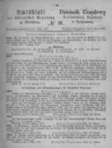 Amtsblatt der K&ouml;niglichen Preussischen Regierung zu Bromberg. 1875.03.05 No.10