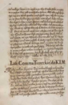 List cesarza tureckiego [Ahmeda I] do KJM [Zygmunta III], 14.04.1614