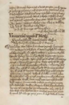 Vniuersał tegosz [...] hetmana [Stanisława Żółkiewskiego], Dan w Barze 13.06.1614