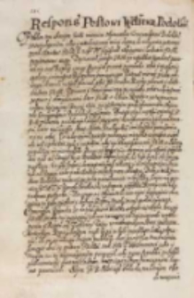 Respons posłom woiewodztwa podolskiego [1614]