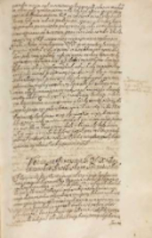 Votum na propositią [...] [Wojciecha] Baranowskiego arcibiskupa gnieznienskiego [3.12.1613]