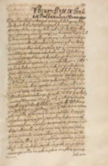 Votum [...] [Henryka] Firleia podkanclerzego koronnego