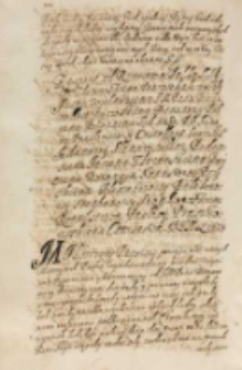 Respons od ricerstwa połku [...] [Aleksandra] Zborowskiego dnia w Sokalu 28 July [...] woiewodzie Kyowskiemu, hetmanowi polnemu koronnemu [Stanisławowi Ż&oacute;łkiewskiemu], [...] Janowi Daniłowiczowi castellanowi lwowskiemu, Adamowi Sieniawskiemu podczaszemu, Jerzemu Zbarawskiemu krayczemu koronnemu, Januszowi Poryckiemu, Aleksandrowy Bałabanowy, Stephanowy Snopkowskiemu rotmistrzom Pawłowy Praszkowskiemu KJM [Zygmunta III] A. 1612 [Podp.: Jozeph Cieklinski marszałek woyska stołecznego]